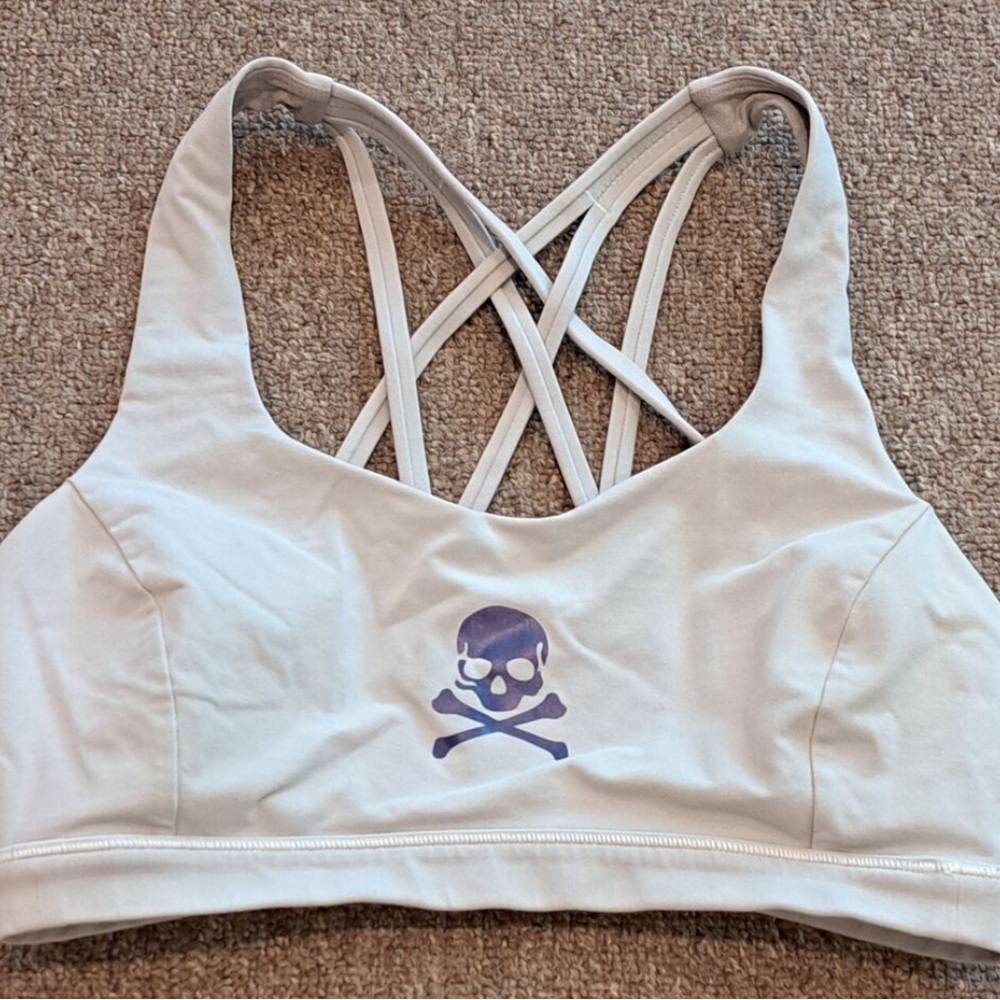 lululemon athletica Black Sports Bra with Camouflage Skull - Picture 2 of 6